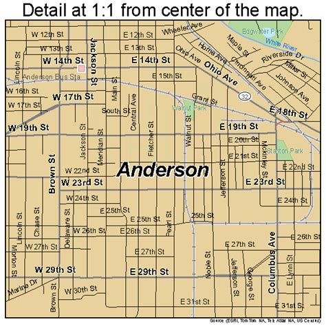 anderson indiana 46016|map of anderson indiana area.